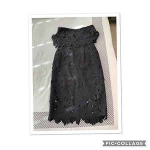 Saylor black cocktail dress